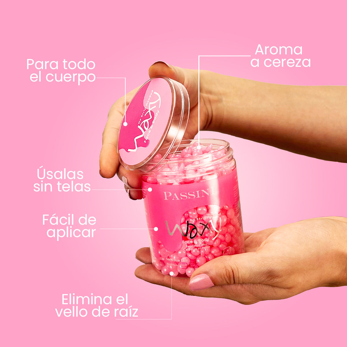 Passini Waxy Perlas Cera Dura 11.2oz