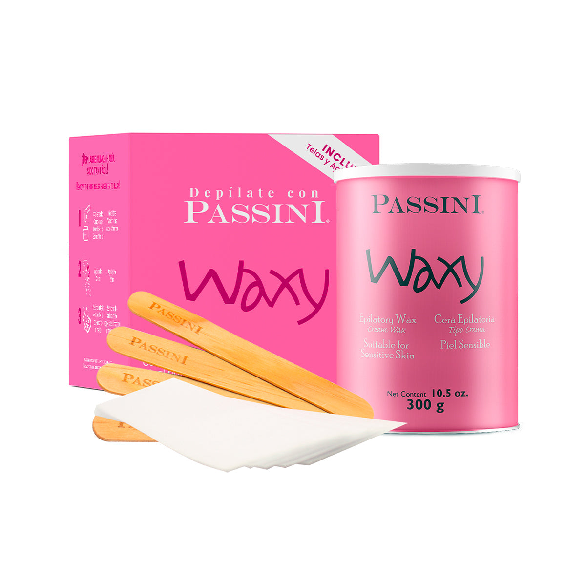 Cera Depilatoria Waxy Para Piel Sensible 10.5oz