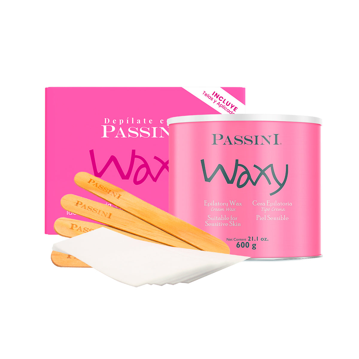 Cera Depilatoria Waxy Para Piel Sensible 21.1oz