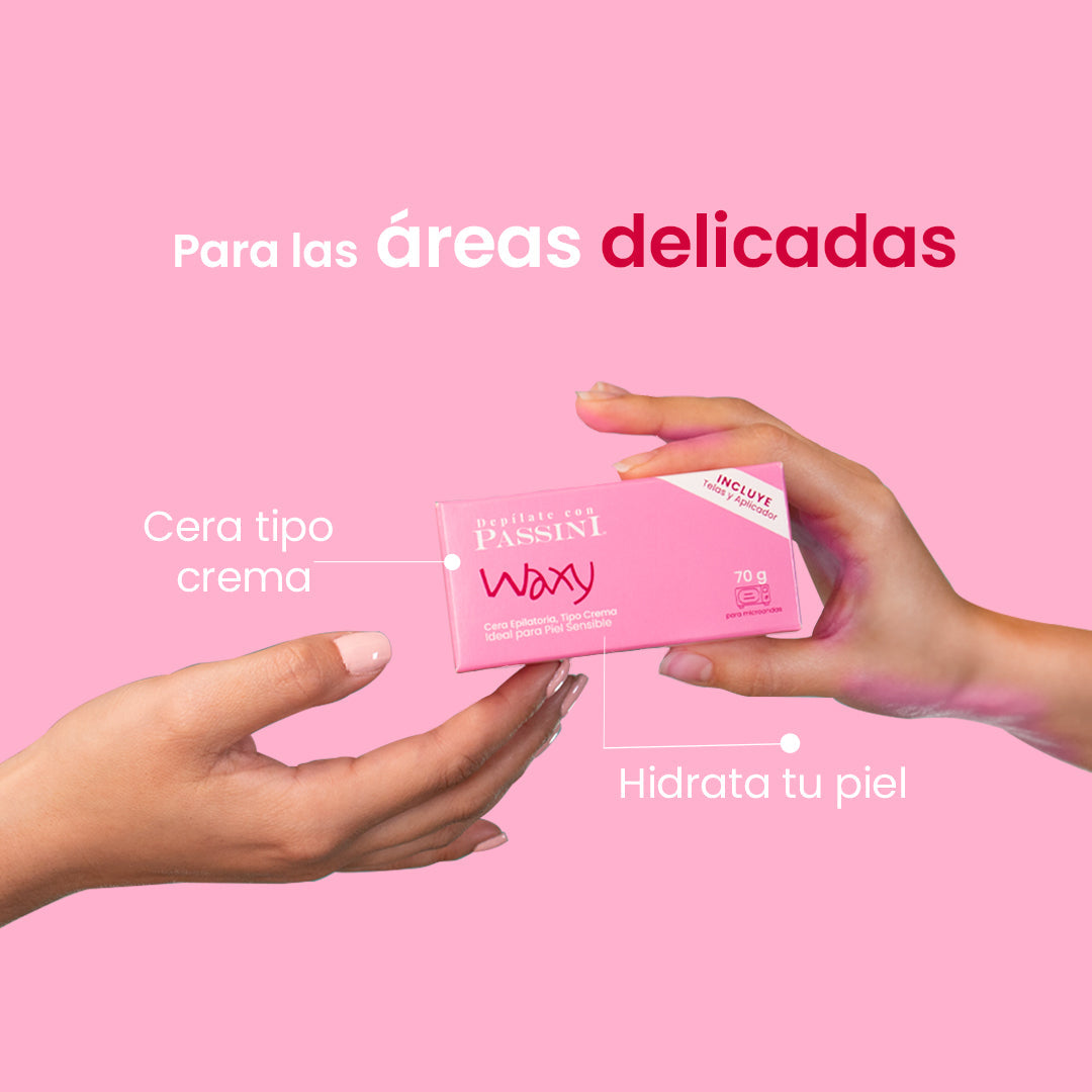 Cera Depilatoria Waxy Para Piel Sensible 21.1oz