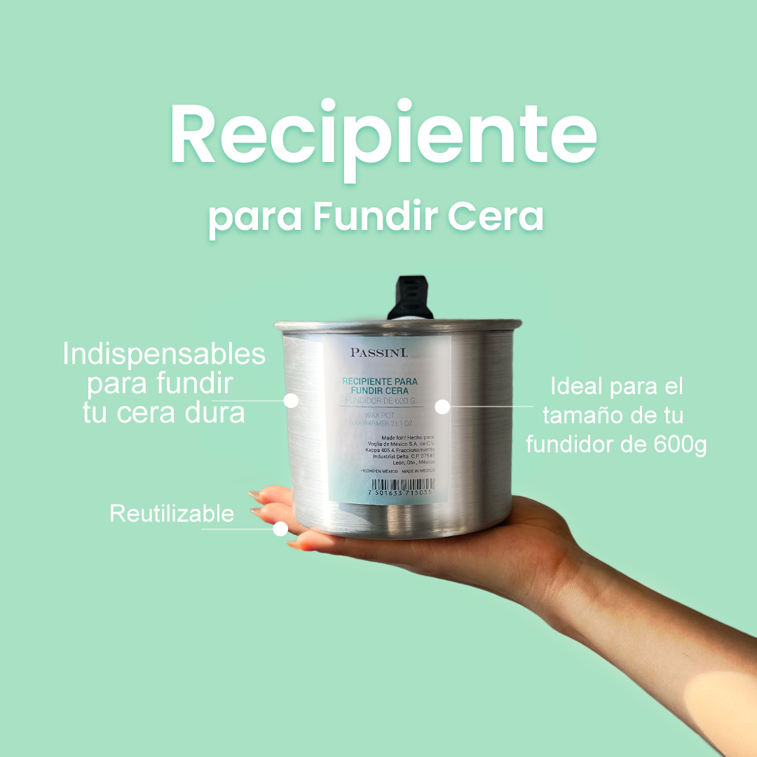 Recipiente para Fundir Cera tipo Española 21.1oz
