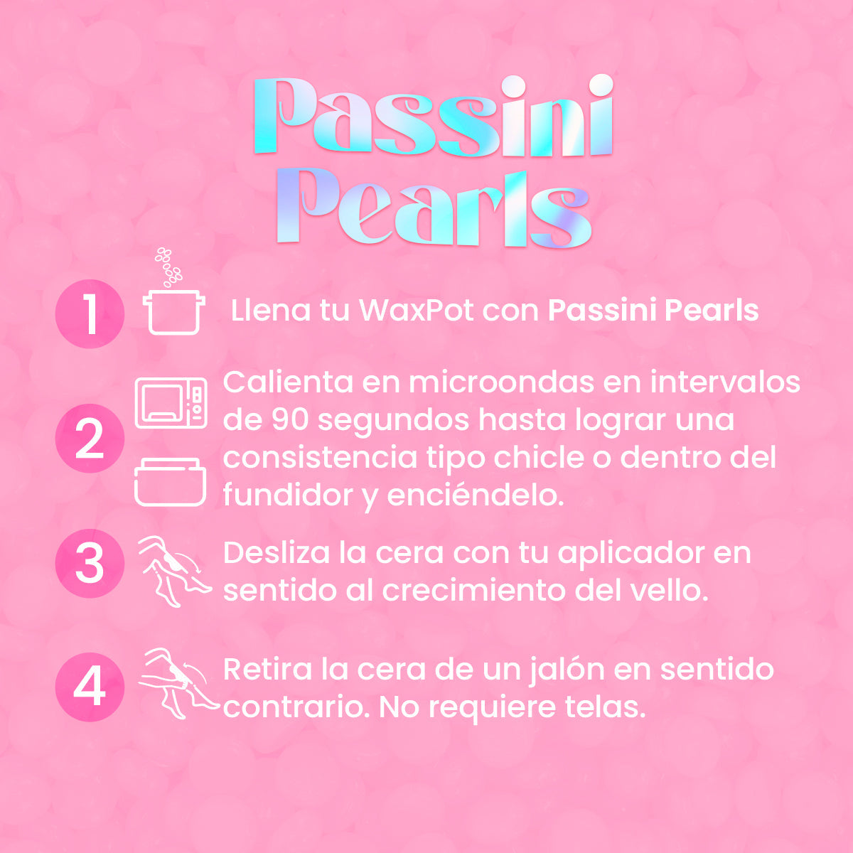 Passini Waxy Perlas Cera Dura 4.2oz