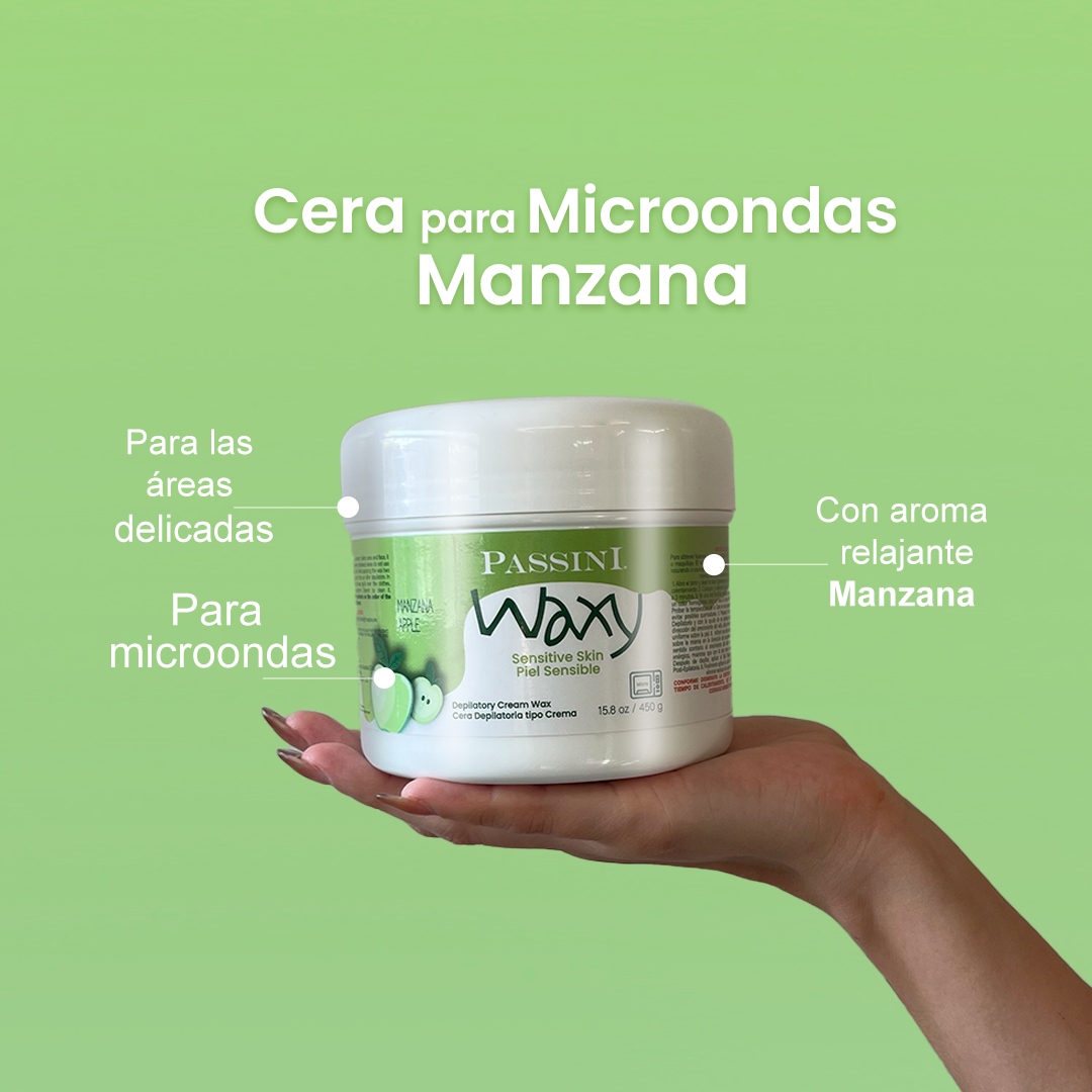 Cera Manzana Waxy de microondas piel delicada 15.8oz